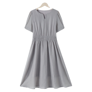 连衣裙2025新款女夏季轻奢高级感小个子法式气质收腰显瘦夏天裙子