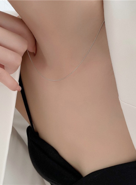 铜蛇骨链女细链百搭潮