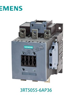 西门子(SIEMENS) 3RT系列 交流接触器 3RT5055-6AP36  150A 3P
