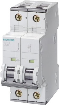 SIEMENS/西门子微型断路器 5SY62137CC 小型空开400V 6kA 2极 C1