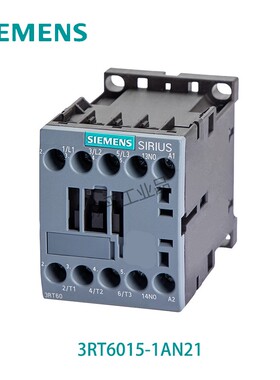 西门子(SIEMENS)3RT系列 交流接触器 3RT6015-1AN21 220VAC 7A 3P