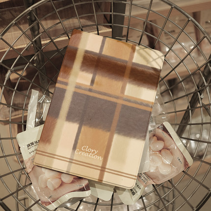 复古格子纹ins风ipad保护套2025带笔槽款10.2平板壳mini6全包防摔13寸air6/7适用于苹果ipadpro11寸