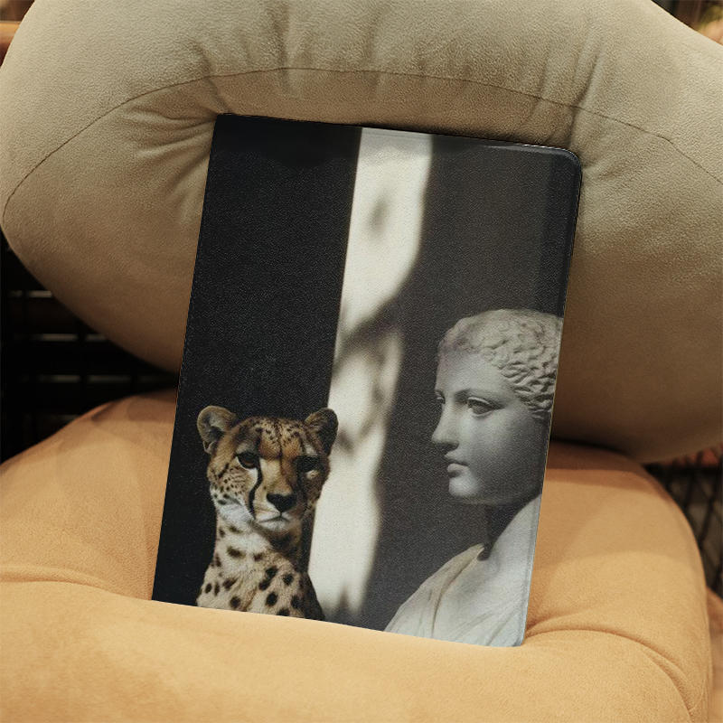 古典雕塑ins风ipad保护套2025带笔槽款10.2平板壳mini6全包防摔13寸air6/7适用于苹果ipadpro11寸