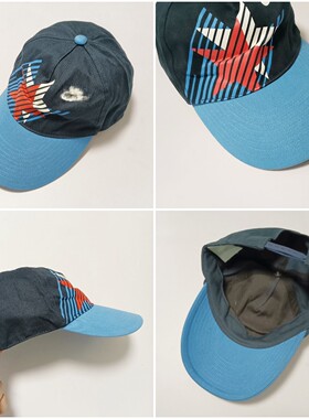 日单深蓝色头围52CM2-3岁男童棒球帽萌萌的男童时尚帽户外帽