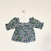 Janie 女童上衣 春夏纯棉一字领花边中袖 and Jack