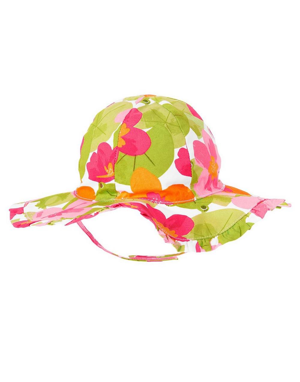 金宝贝可爱风夏季青蛙女童遮阳帽