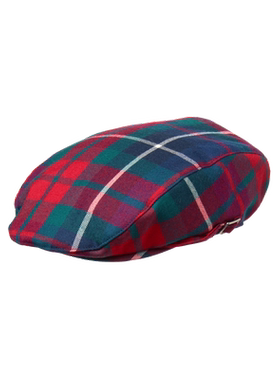 外单J珍J克全羊毛春秋红色格子福尔摩斯烟造型邮差帽男童帽报童帽