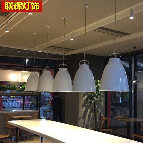 肯德基铁艺灯罩吊灯餐厅桶状