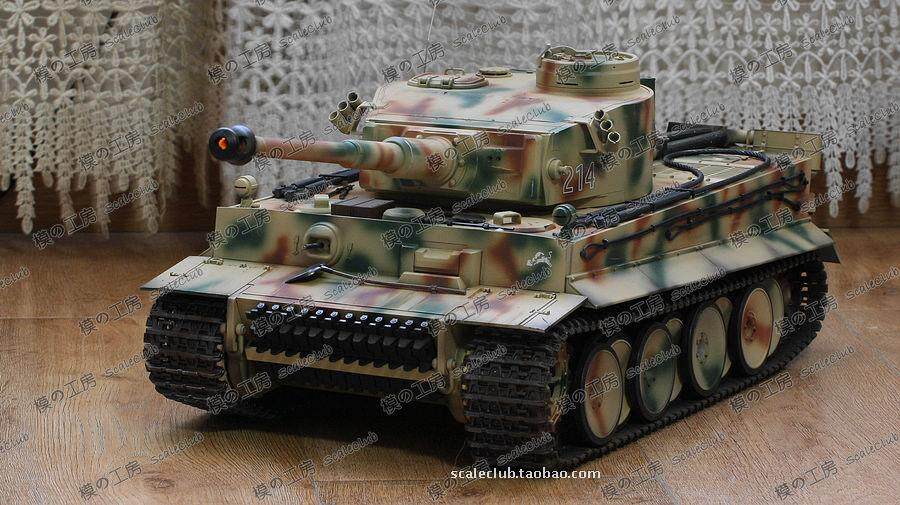 1/16田宫遥控rc坦克模型RC RTR完成品系列|虎1 虎王 潘兴虎式 - 实物图