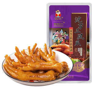 沈万三 卤味凤爪鸡爪网红熟食小吃办公室休闲零食真空包装