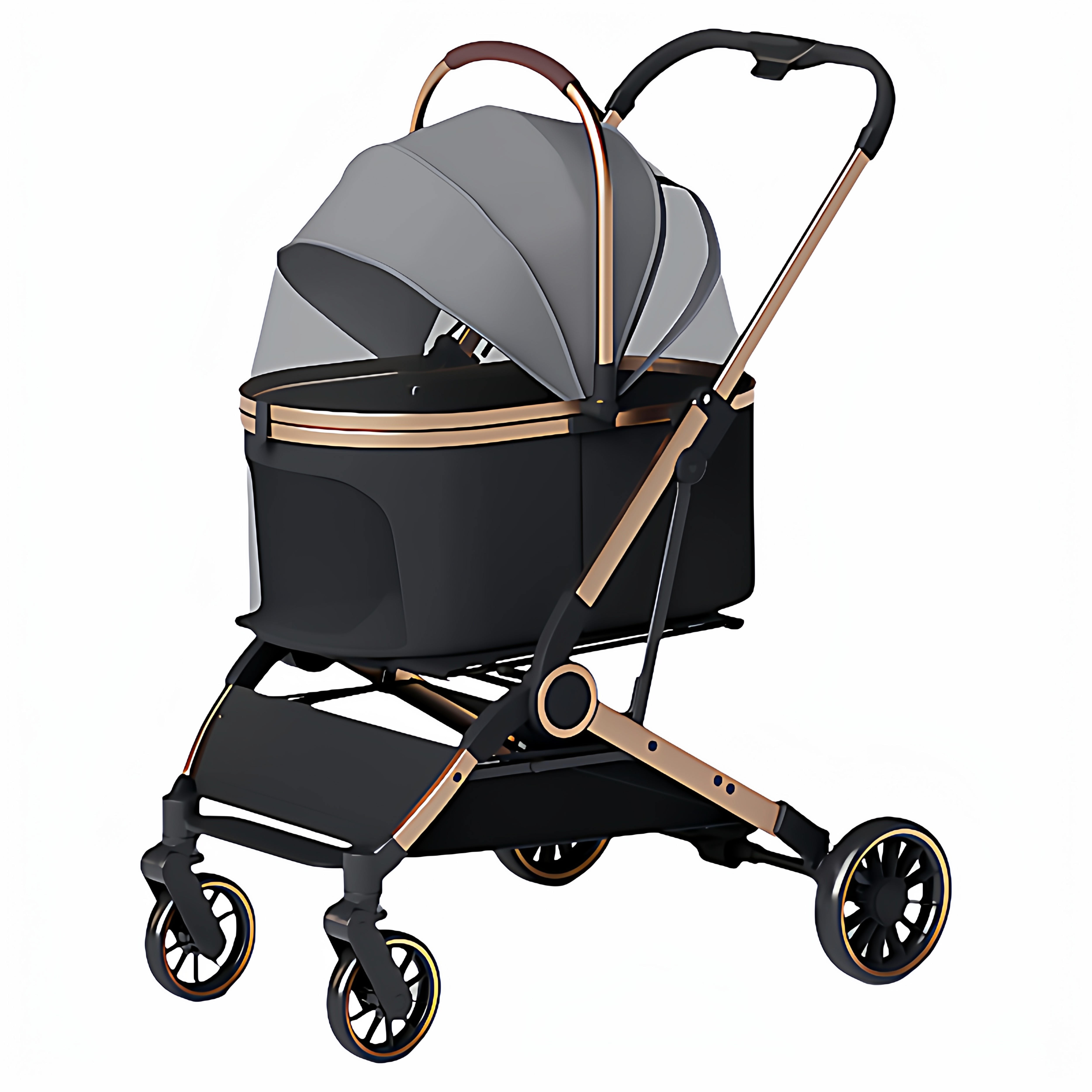 HundHaus Design德国设计轻便折叠宠物推车一键收车便携猫狗外出,宠物/宠物食品及用品,宠物推车,淘宝优惠券,粉丝福利购,淘宝优惠卷