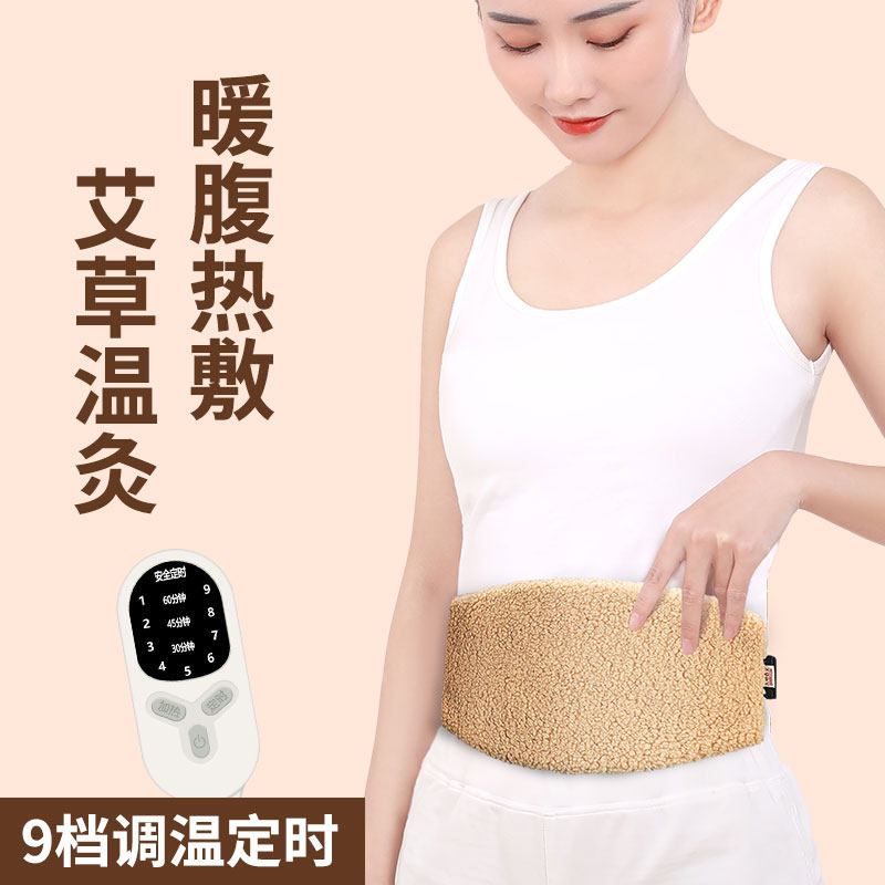 电加热护腰带热敷包蕲艾绒艾草腰部腹部艾灸宝包家用艾宝全身通用