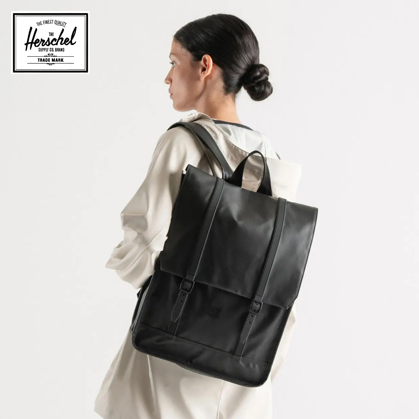 Herschel赫行25新品新升级防雨Survey电脑双肩书包商务24升背包