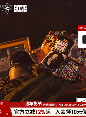 Herschel加拿大赫行 Tuff Gong联名系列Norman运动渔夫帽运动帽