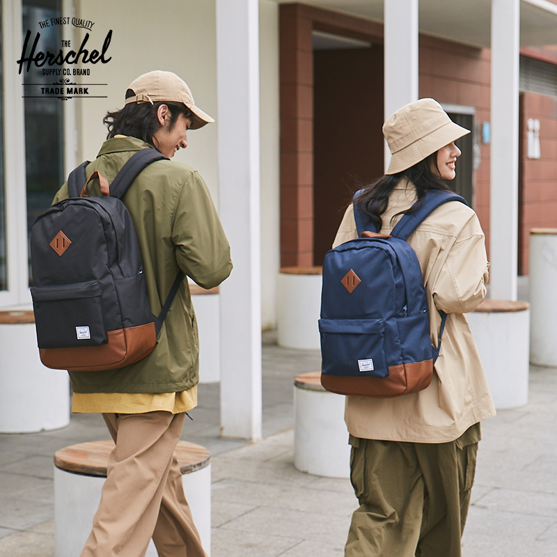 Herschel加拿大赫行Heritage男女双肩包大容量学生书包背包
