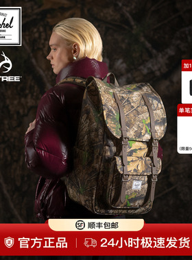 Herschel赫行 REALTREE联名Little America双肩包30L通勤旅行背包