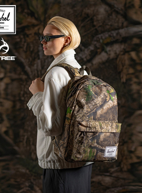 Herschel赫行 REALTREE联名Classic-XL双肩包30L通勤旅行背包