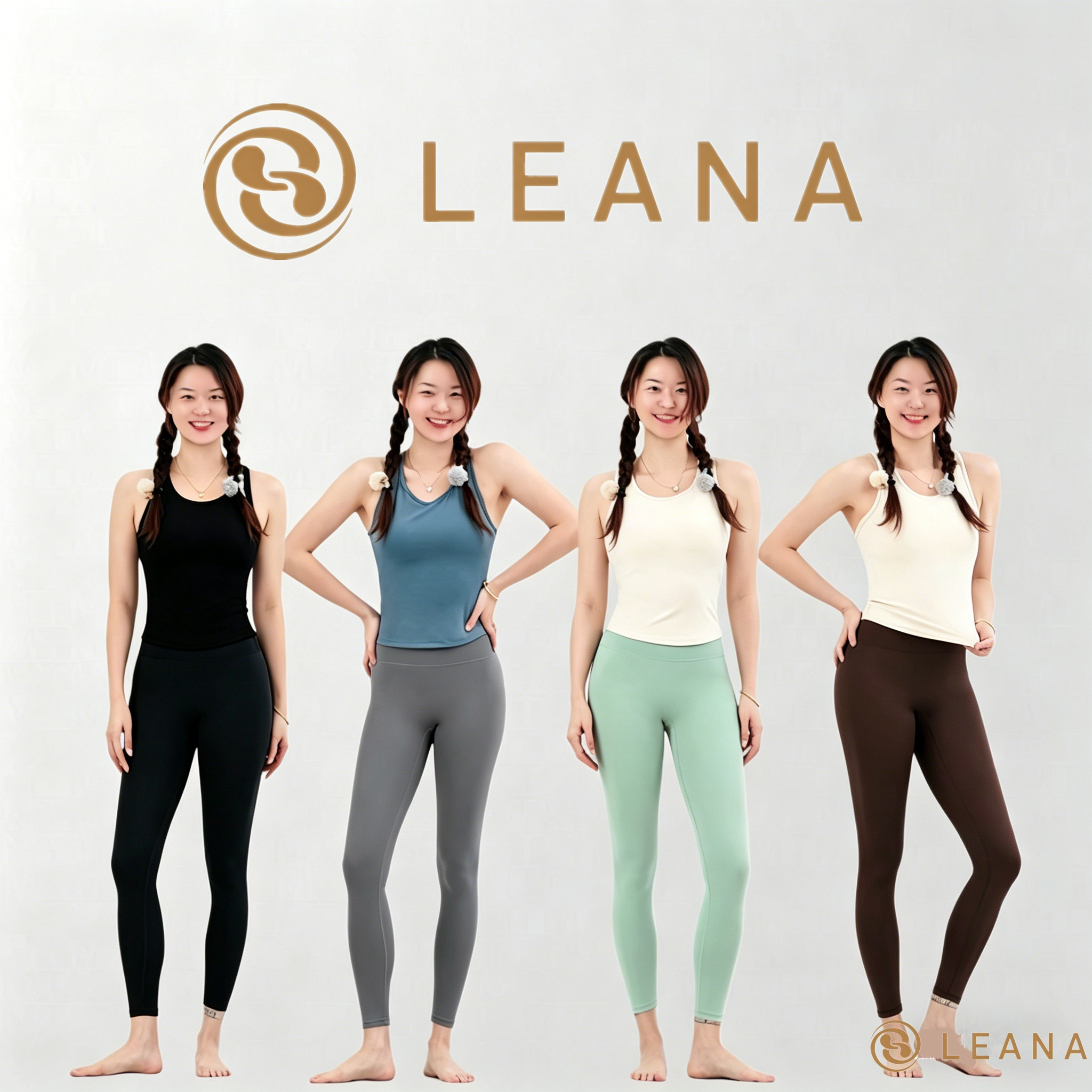 套装特价LEANA丽娜裸感瑜伽服女