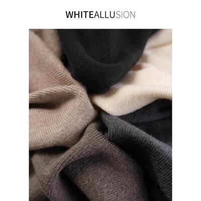 SS23D6L103D6L10亲】【裸感肌毛素典韩绵羊毛秋冬衣百搭2新款定柔