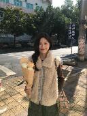 现货PSO双面穿千鸟格纹翻领毛绒马甲背心保暖毛呢女短款 马夹外套