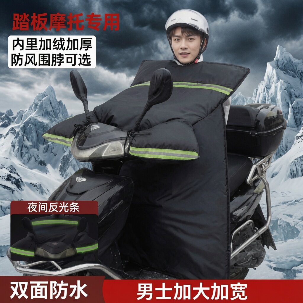 摩托车电动车四季防水挡风被