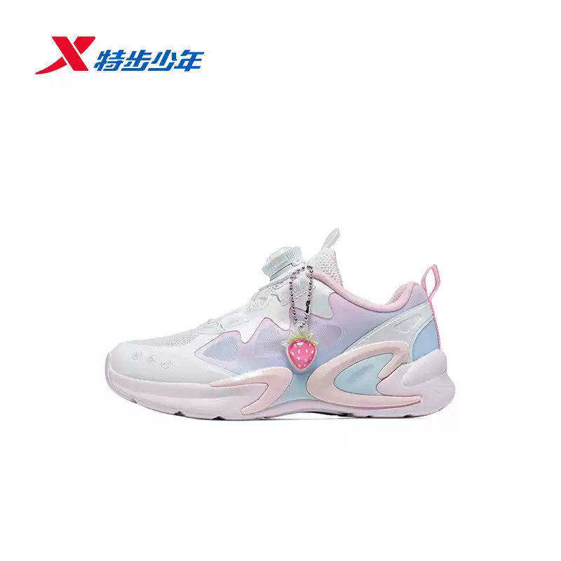 特步儿童跑鞋女小童2026夏季新款耐磨防滑休闲运动鞋674214323002