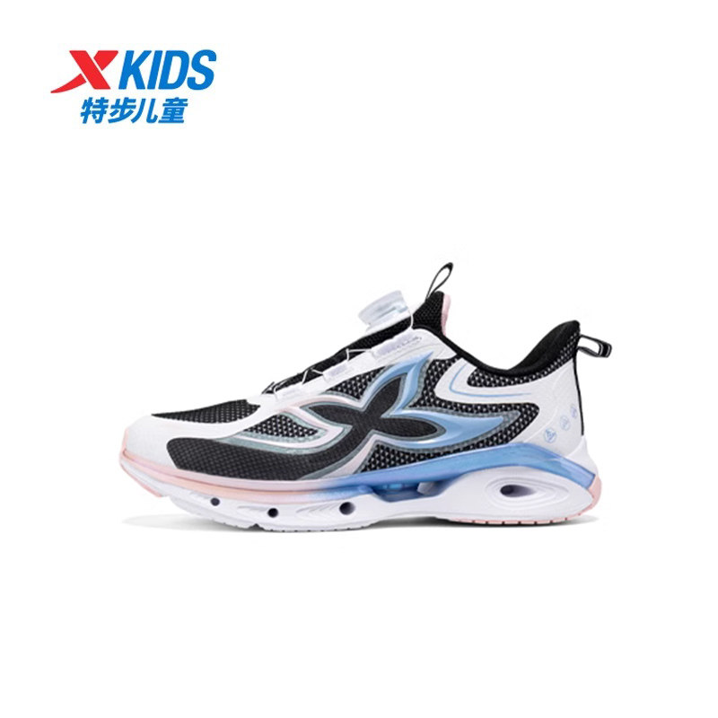 特步儿童跑步鞋女童2025夏季新款网面透气防滑运动鞋675214114015
