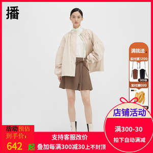 播小个子棉服外套女2023冬季新款设计感时尚短款棉衣DDQ4PD5560