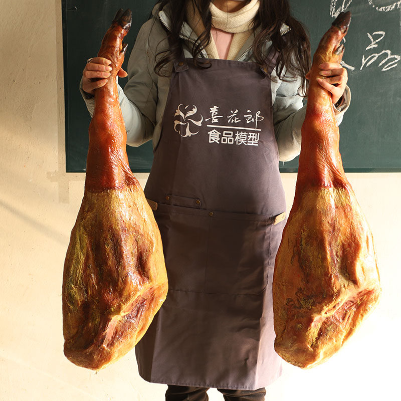 仿真西班牙意大利金华宣威冕宁如皋诺邓假火腿模型道具橱窗挂饰