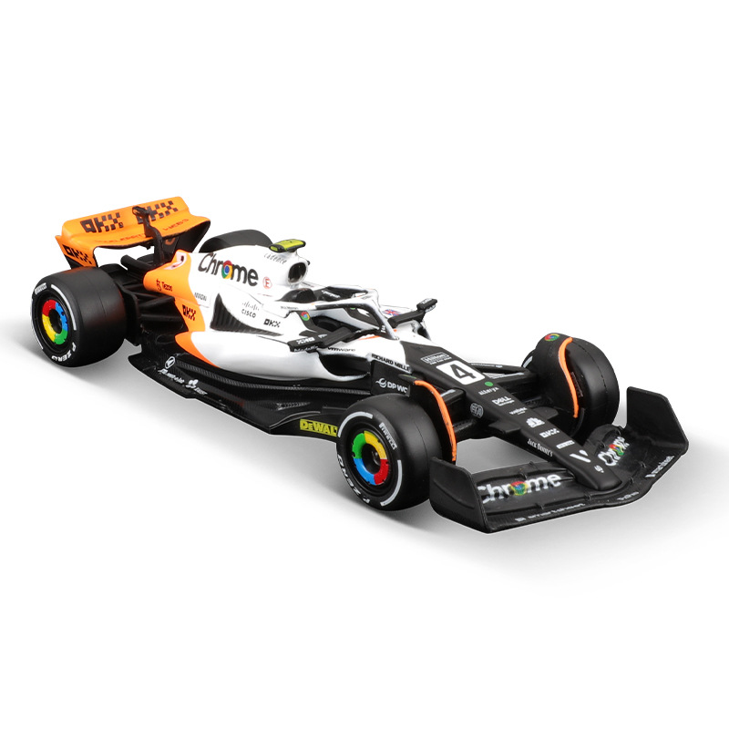 2024比美高1:43迈凯伦F1车模MCL60金属赛车玩具仿真合金模型车模