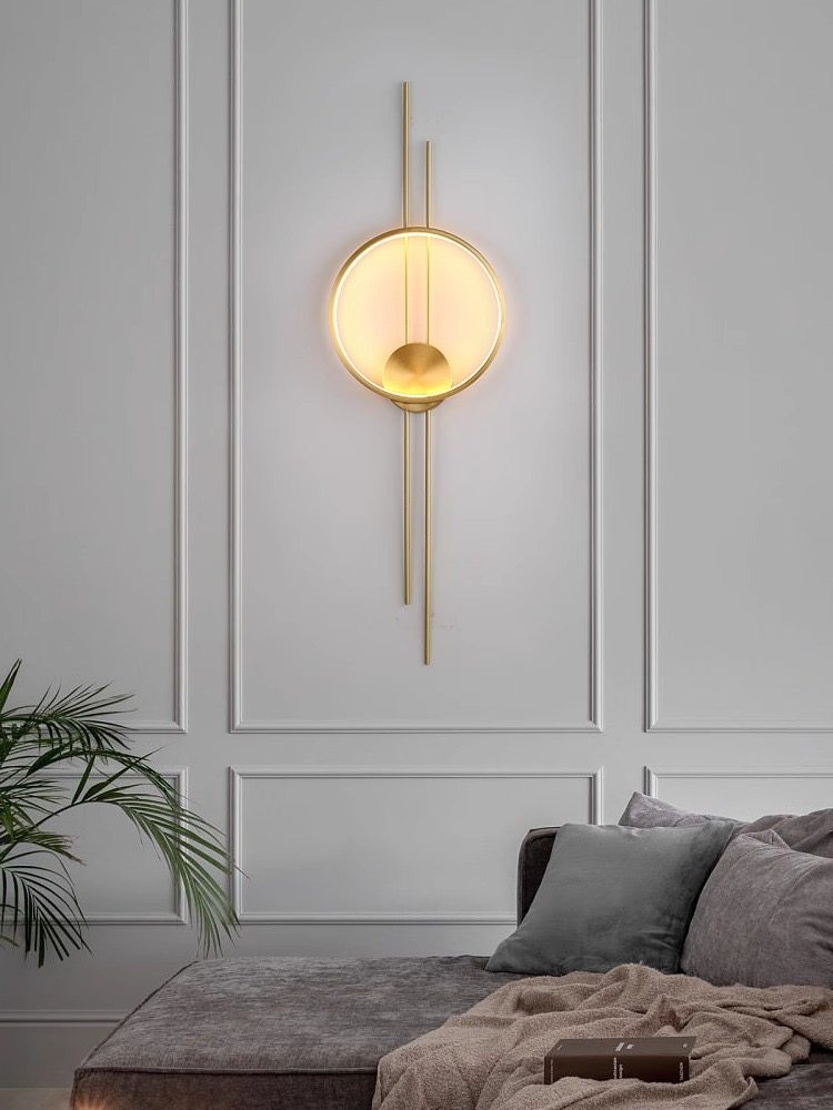 全铜极简壁灯客厅沙发电视背景墙格栅灯网红新款创意床头卧室墙灯,家装灯饰光源,壁灯,淘宝优惠券,粉丝福利购,淘宝优惠卷