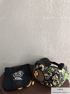 BAPE BABY MILO 绿迷彩可爱小猴子 U型枕 靠枕 柔软舒适 旅行单品