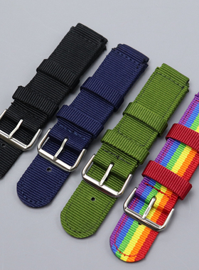 适配G-SHOCK卡西欧GA-110 GBA-800 GMA-B800 GA800/810尼龙手表带