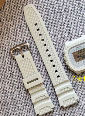 适配卡西欧AE-1200 SGW300/400 MRW-200 w218h树脂硅胶手表带男女