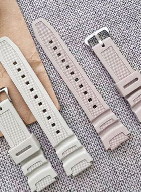 适配卡西欧AE-1200 SGW300/400 MRW-200 w218h树脂硅胶手表带男女