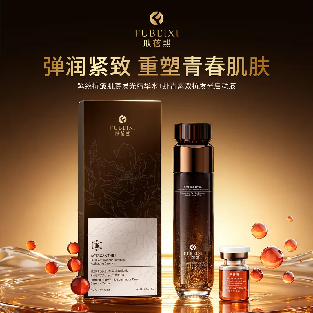 紧致抗皱肌底发光精华水