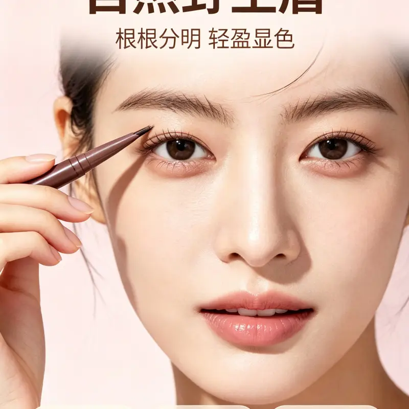 双头染眉膏眉笔防水防汗