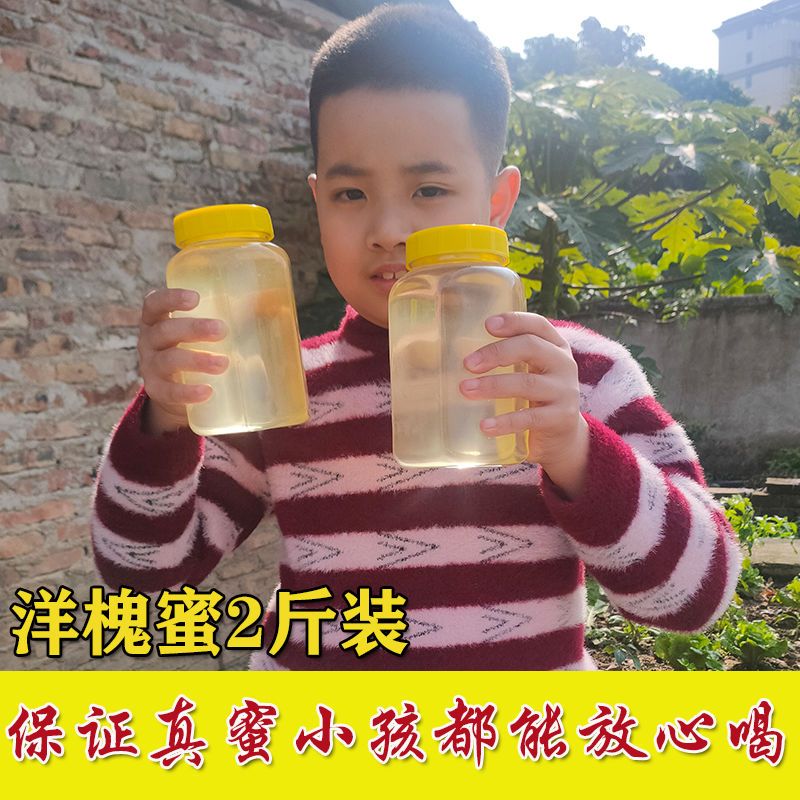 新鲜正宗洋槐花土蜂蜜纯正天然成熟野生孕妇儿童水白洋槐蜜2斤装