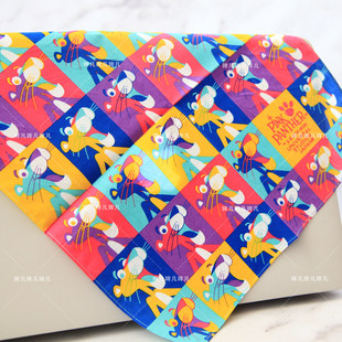 日本现货环球影城USJ大阪漫威粉红豹小黄人方巾手帕手绢丝巾 包邮