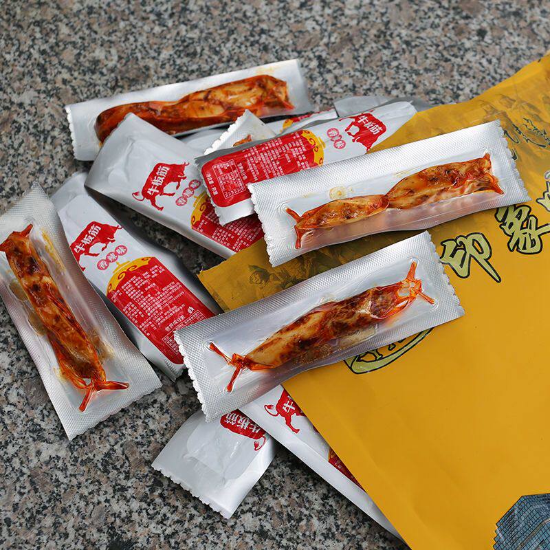 真空独立包装特产牛板筋牛肉干印象呼伦手撕香辣熟食休闲零食250g