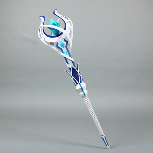 备 原神五星武器深渊水法师法杖cosplay道具服定做武器装