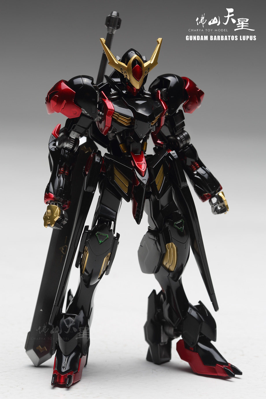 bandai 正版 hg 天狼座 高达模型改色喷涂范例