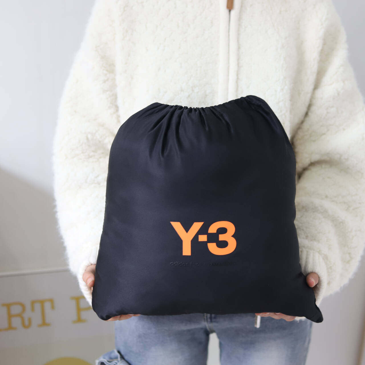 满包邮 日单 居家旅行大容量黑色涤棉抽绳袋束口袋收纳袋防尘袋