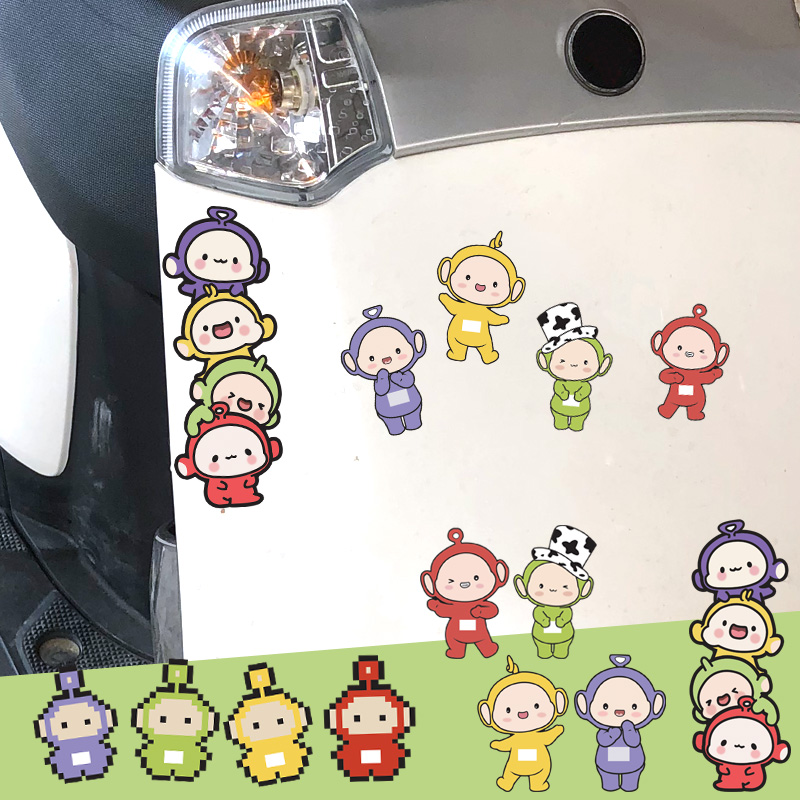 卡通动漫装饰电动车贴纸防水防晒