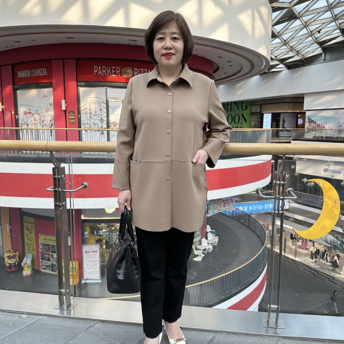 春夏空气棉中长款外套