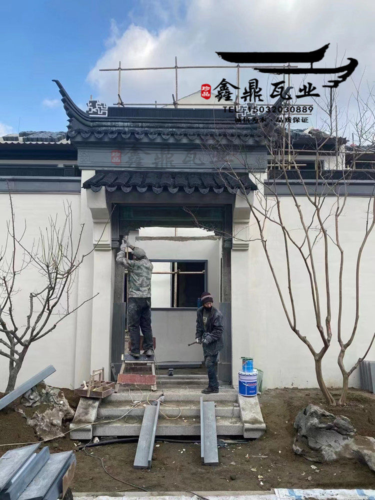 小青瓦瓦片 青瓦片 仿古瓦片 徽派四合院屋顶瓦 围墙瓦 灰瓦 黑瓦