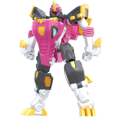 迷你特工队路茜鳄王机甲变形机器人路西儿童玩具女孩金刚男孩5岁3