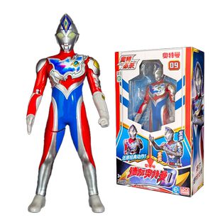 灵动创想德凯奥特曼玩具正版超可动发光声人偶儿童的手办男孩全套