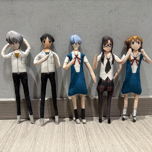 EVA新世纪福音战士老鼠干绫波丽抽象玩偶可摆造型明日香渚薰周边