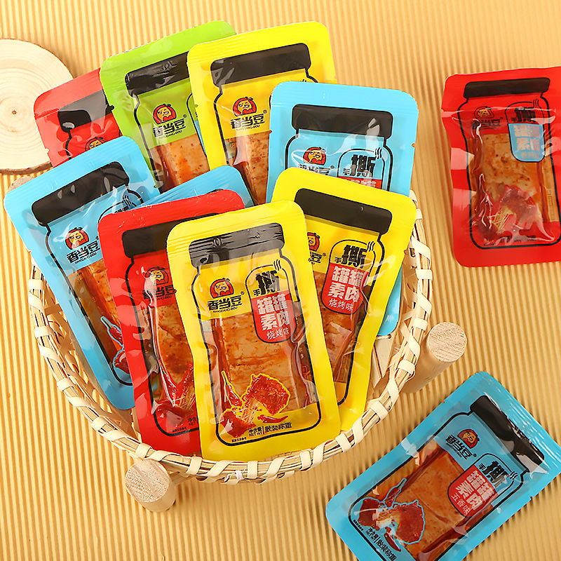 香当豆手撕罐罐素肉散装